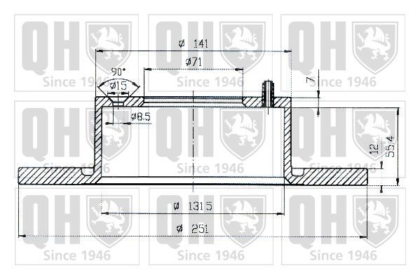 QUINTON HAZELL Piduriketas BDC4530